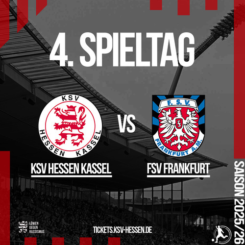 Tickets kaufen für KSV Hessen Kassel - FSV Frankfurt am 22.08.2025