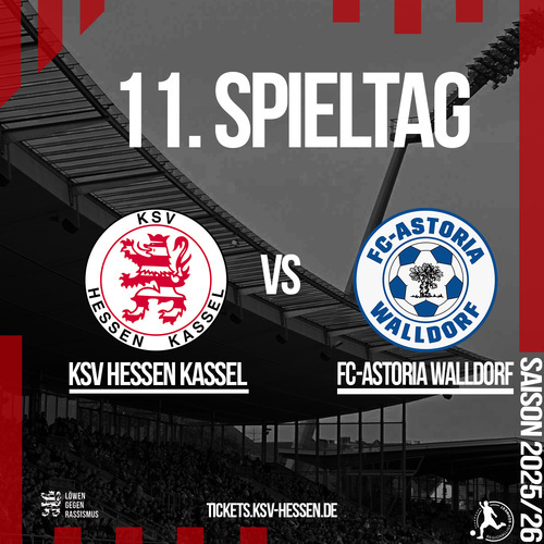 Tickets kaufen für KSV Hessen Kassel - FC Astoria Walldorf am 04.10.2025