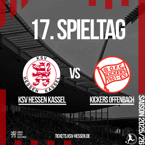 Tickets kaufen für KSV Hessen Kassel - Kickers Offenbach am 15.11.2025