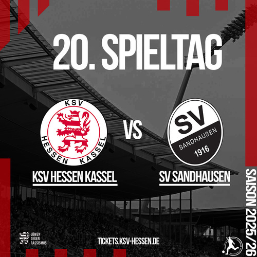 Tickets kaufen für #KSV Hessen Kassel - SV Sandhausen am 06.12.2025