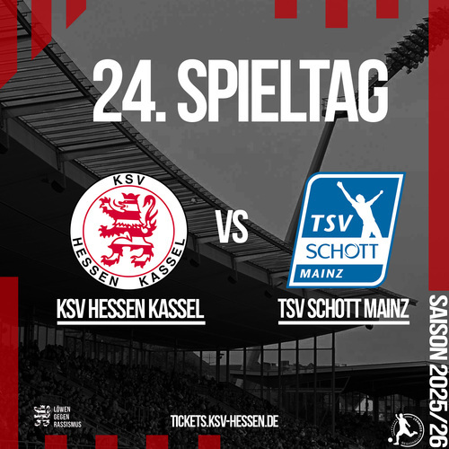 Tickets kaufen für KSV Hessen Kassel - TSV Schott Mainz am 14.03.2026