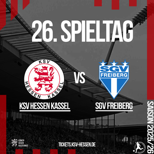 Tickets kaufen für KSV Hessen Kassel - SGV Freiberg Fußball am 28.03.2026