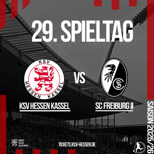 Tickets kaufen für KSV Hessen Kassel - SC Freiburg II am 18.04.2026