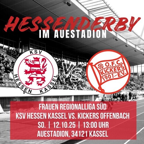 Tickets kaufen für KSV Hessen Kassel 1. Frauen - Kickers Offenbach 1. Frauen am 12.10.2025